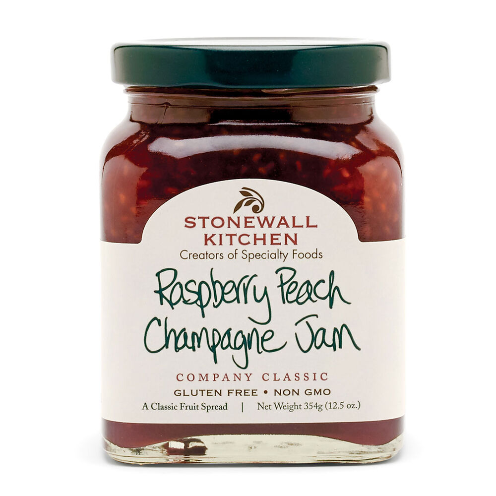 Raspberry Peach Champagne Jam 12.5oz