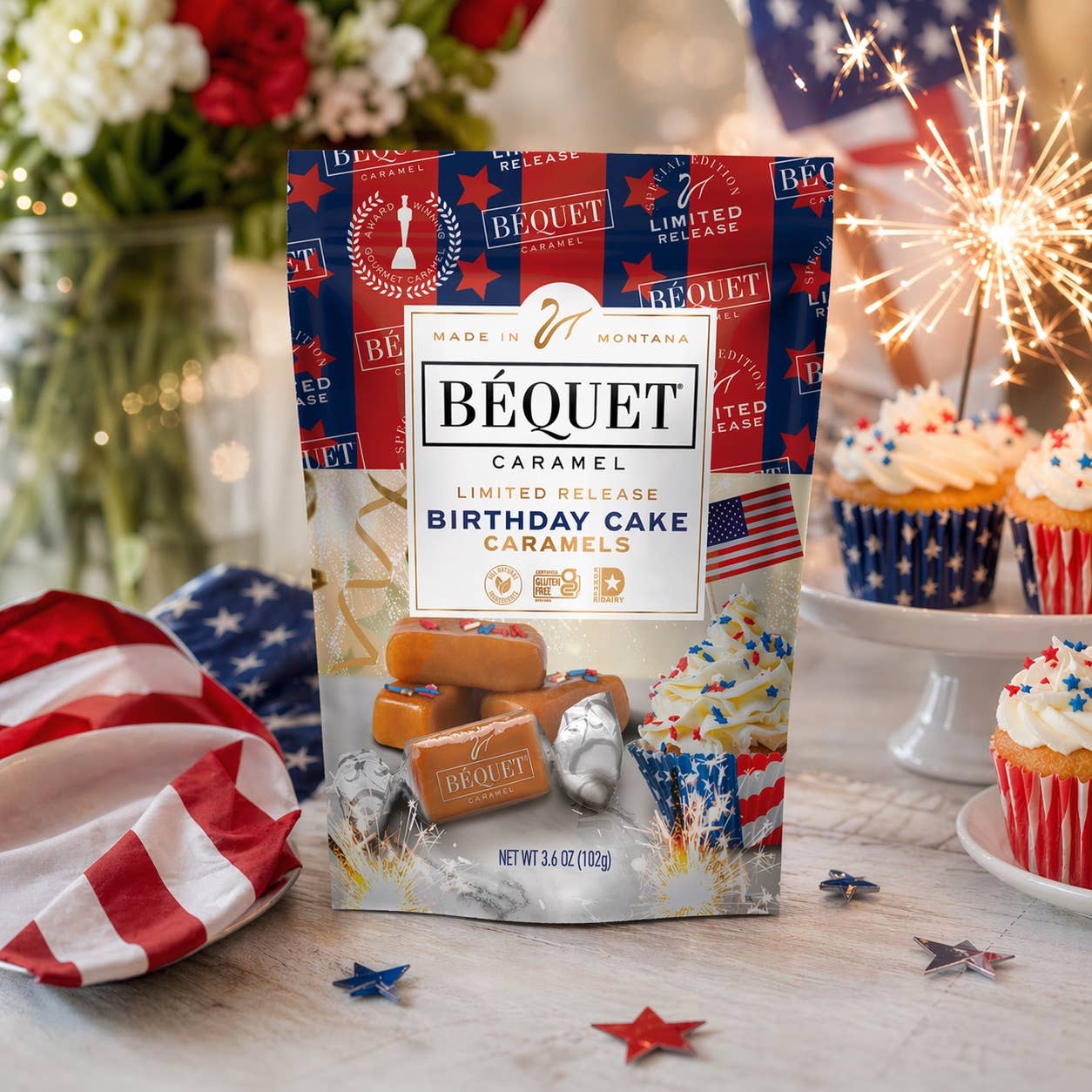 NEW! Birthday Cake Caramel — America's 250th