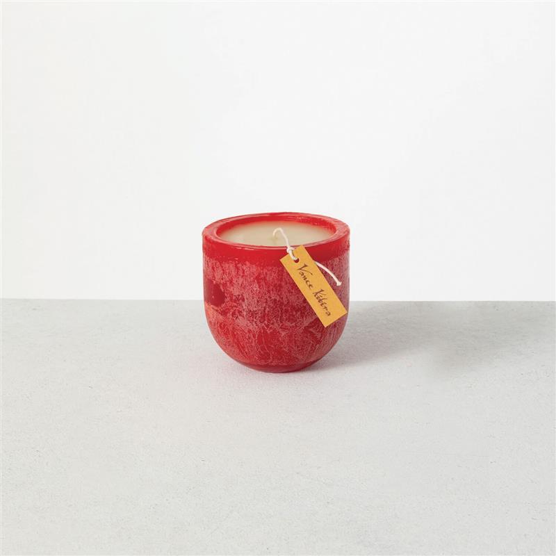 3.25" Cranberry Goblet Candle