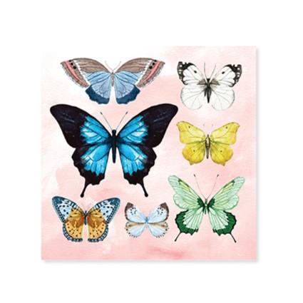 Mini Pop-Up Card ~ Watercolor Butterflies ~ All Occasion