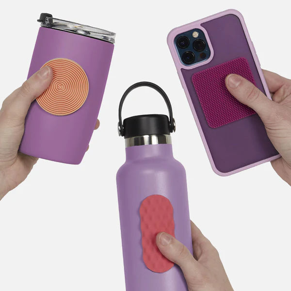 Speks Slabs Silicone Sensory Sticker ~ Purple