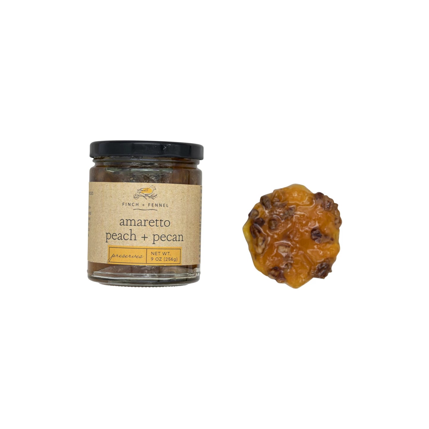 Amaretto Peach Pecan Preserves