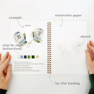Winter Watercolor Workbook by Emily Lex