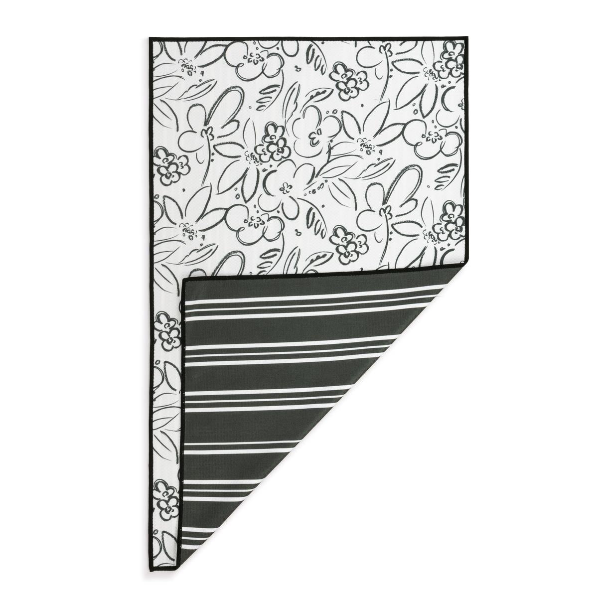 Modern Floral Absorbent 2Sided Towel