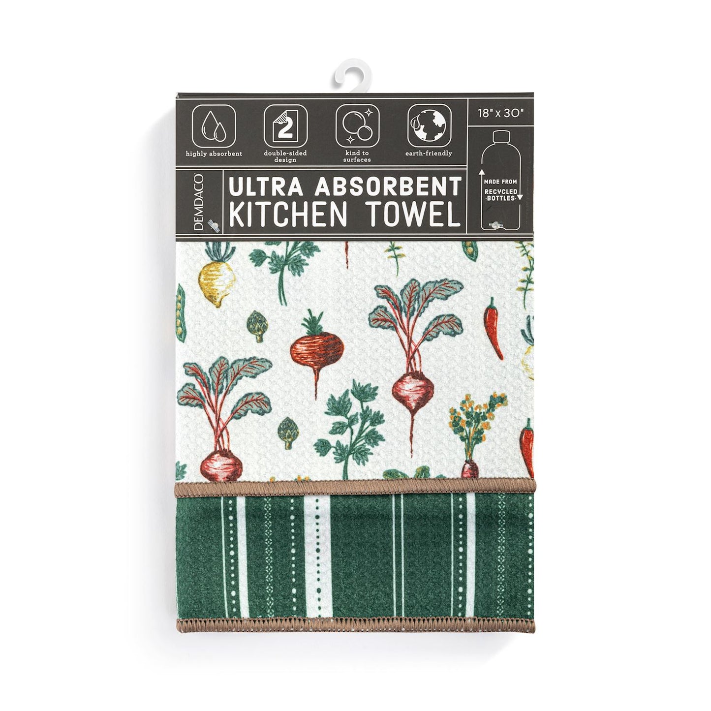 Root Veggies Absorbent Reversible 2Sided Towel