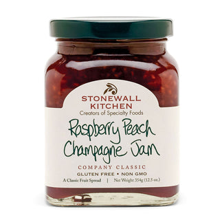 Raspberry Peach Champagne Jam 12.5oz
