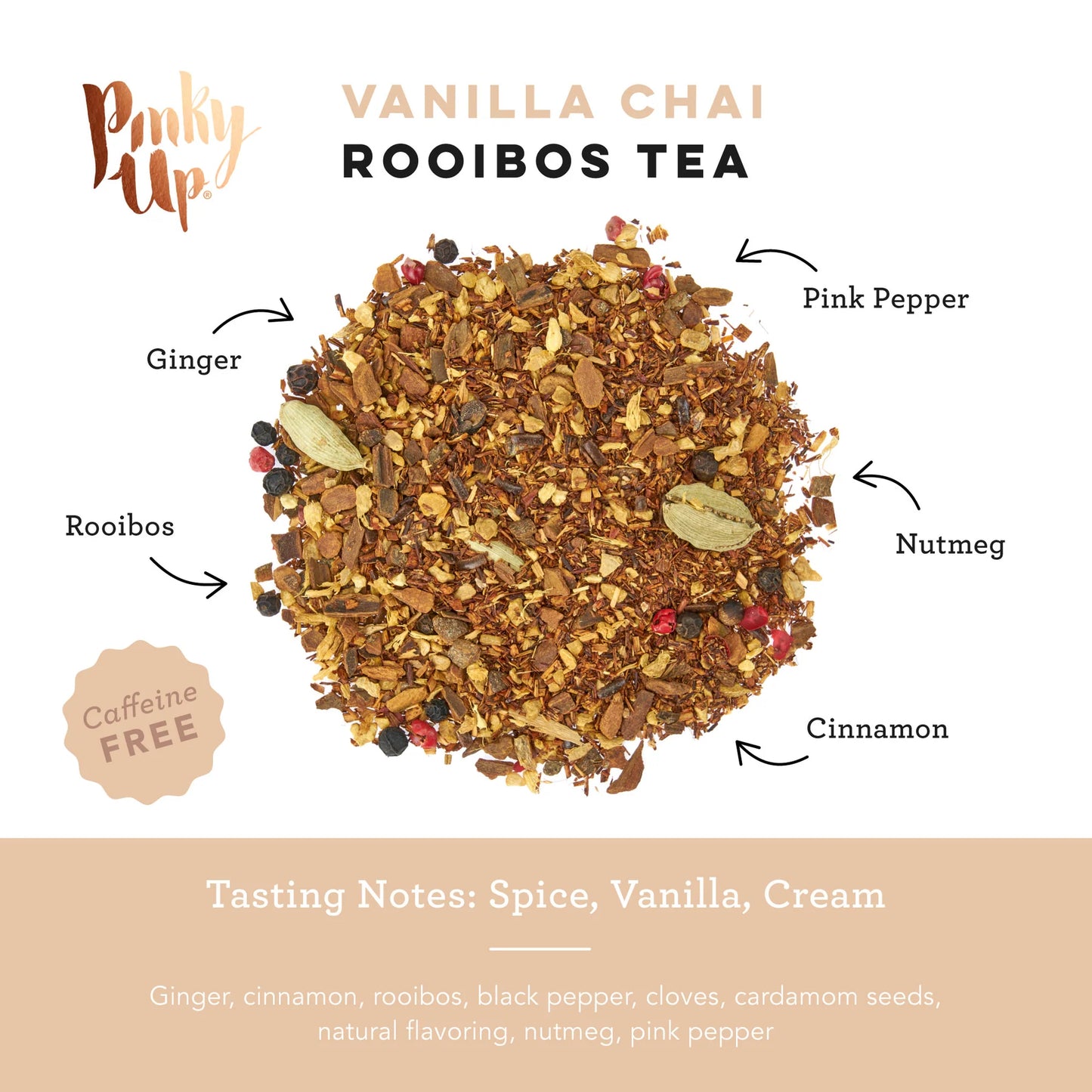 Vanilla Chai Rooibos Tea ~ 15 Sachets