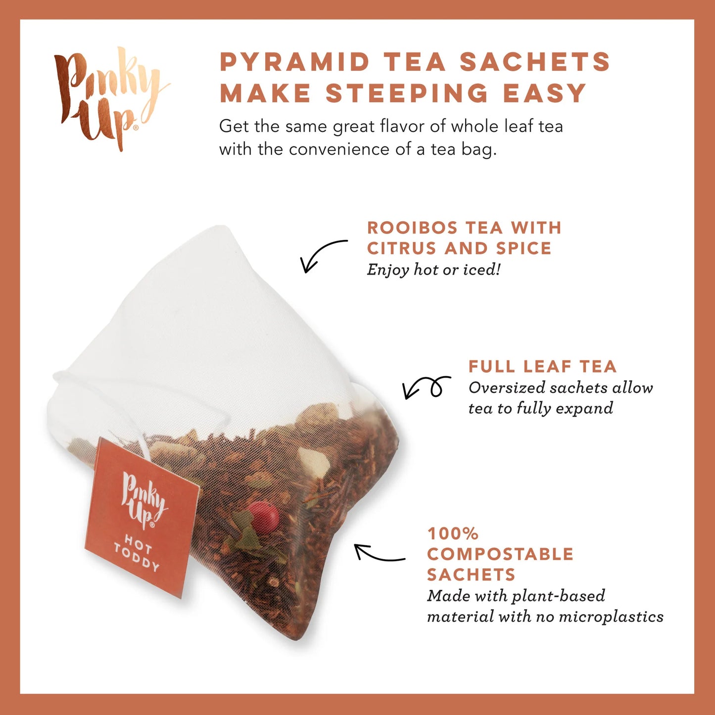 Hot Toddy Rooibos Tea ~ 15 Sachets