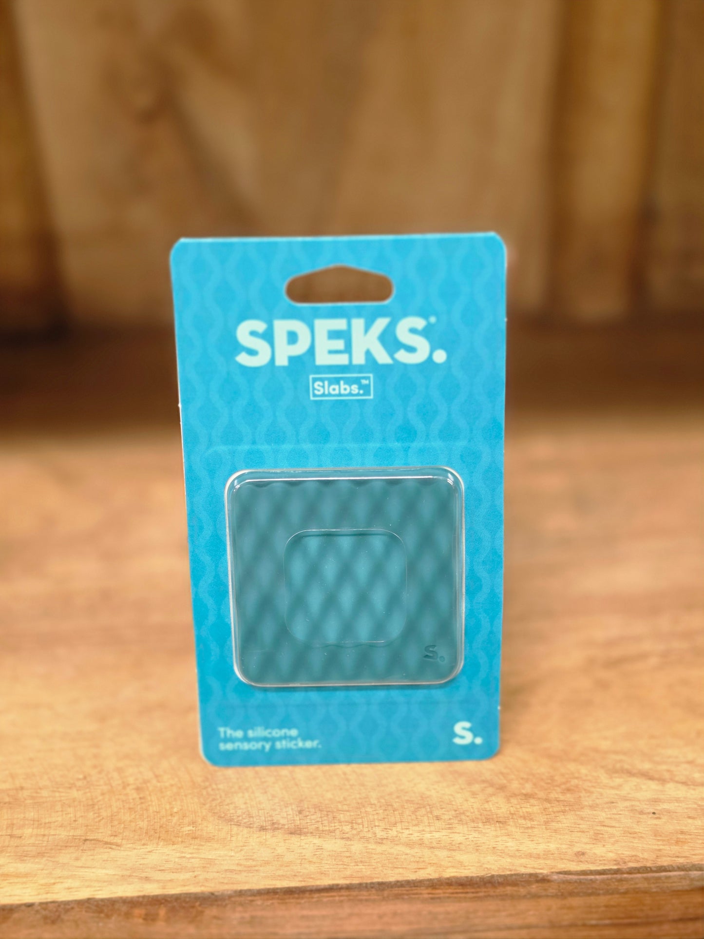 Speks Slabs Silicone Sensory Sticker ~ Green ~ Mesh
