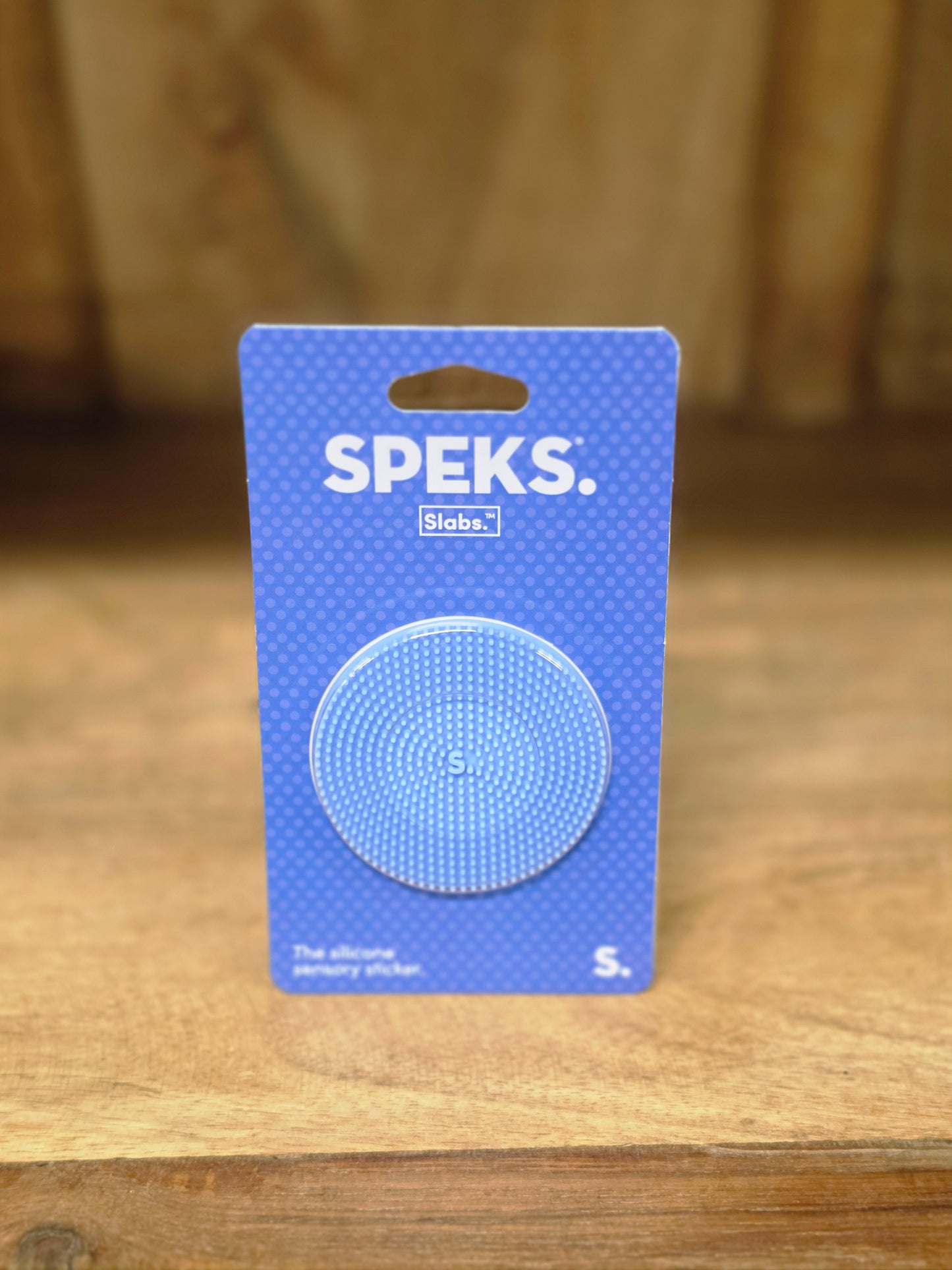 Speks Slabs Silicone Sensory Sticker ~ Periwinkle Blue ~ Static