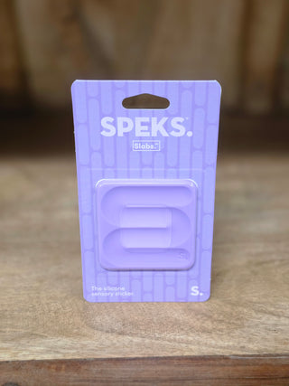 Speks Slabs Silicone Sensory Sticker ~ Lavender ~ Path