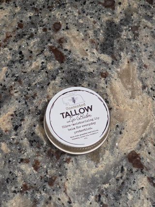 Wonder Bee Apiary Tallow Lip Balm ~ Unscented