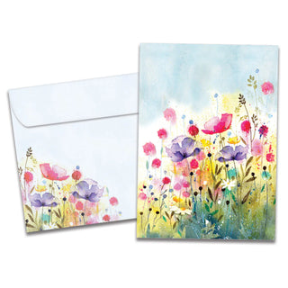 Thoughtful Wildflowers ~ Greeting Card
