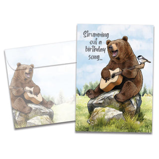Bear Guitar ~ Greeting Card
