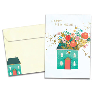 Floral House Greeting Cards
