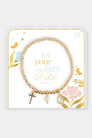Let Your Light Shine Bracelet~ Neutral