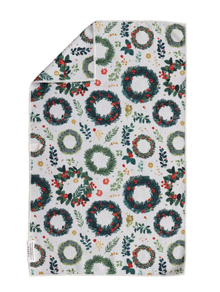 Front Door Greens: Double-Sided Hand Towel