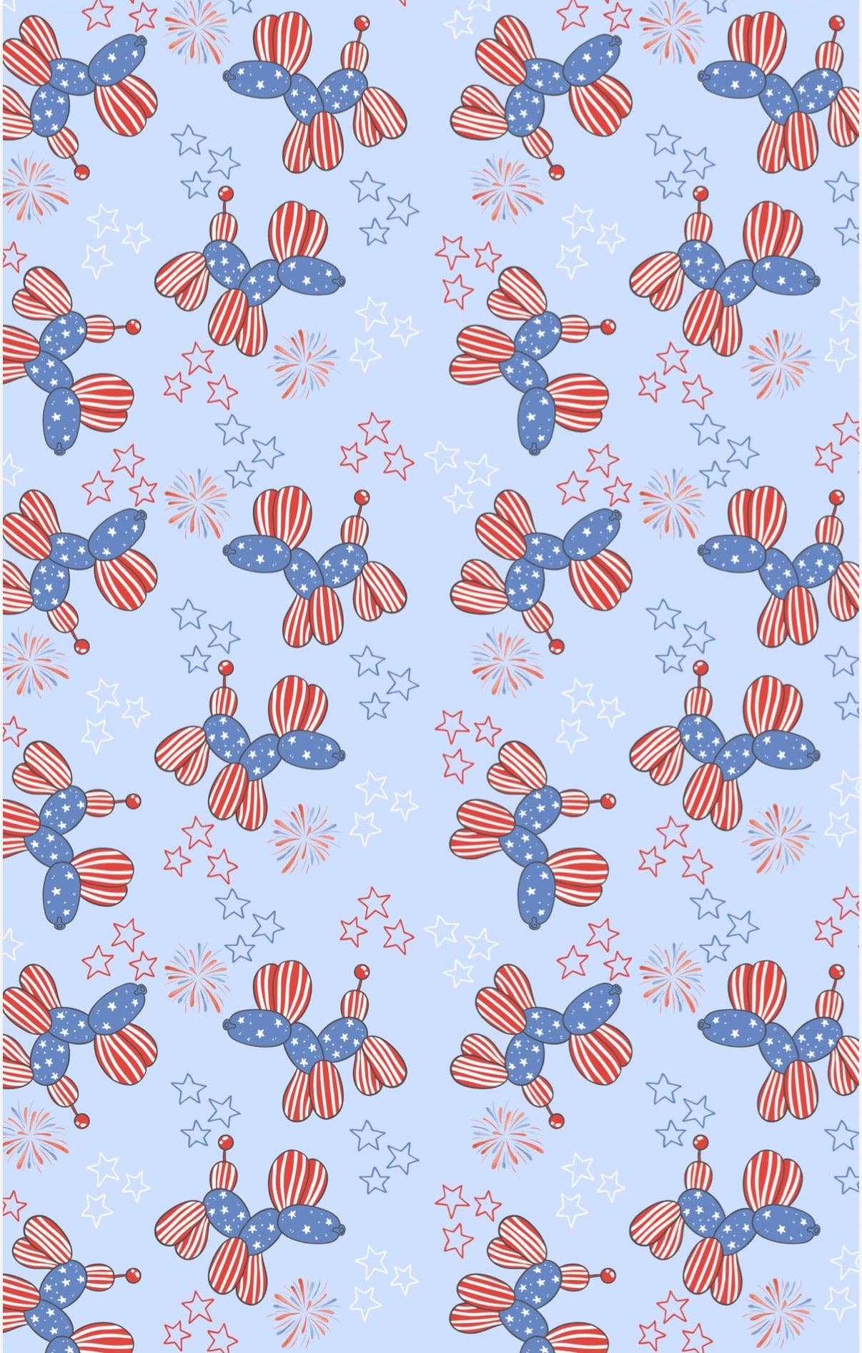 Patriotic Pups: Double-Sided Hand Towel