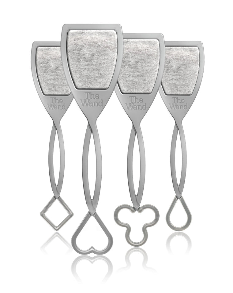Wine Wand ~ 3 Pack ~ Silver