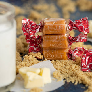 Béquet Gourmet Caramel 8 oz Gift Bag ~ 2 Flavors Available