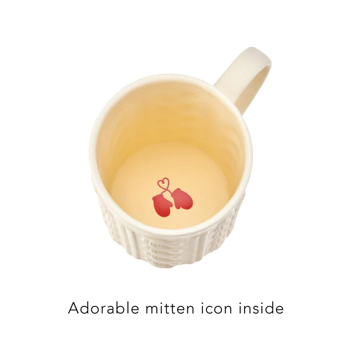 Annette Ceramic Tea Mug and Infuser ~ Knit