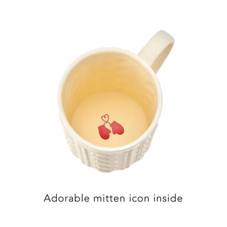 Annette Ceramic Tea Mug and Infuser ~ Knit