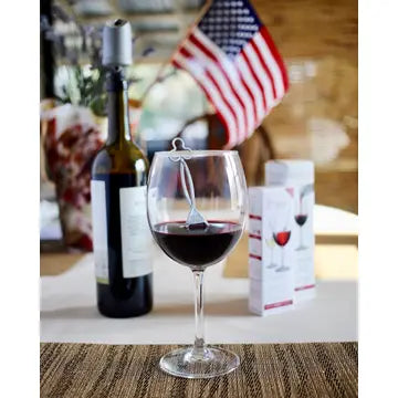Wine Wand ~ 3 Pack ~ Silver