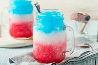 Red, White & Blue Summer Blue Lagoon Frozen Cocktail