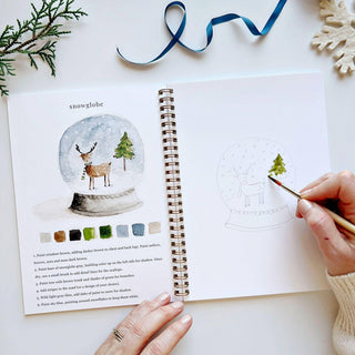 Winter Watercolor Workbook by Emily Lex