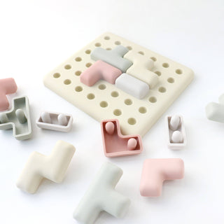 Pentomino Silicone Puzzle – Montessori Shape & Logic Toy