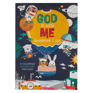 Coloring Book For Kids ~ God Is With Me Wherever I Go