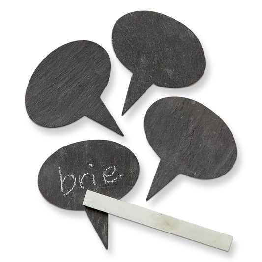 Slate Cheese Markers & Talc Pen Set