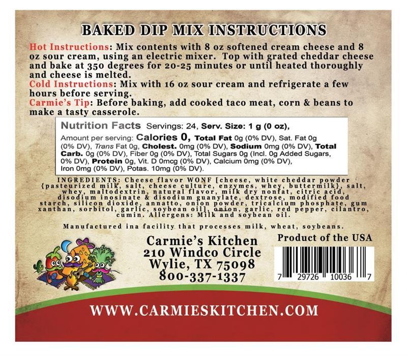 Baked Enchilada Dip Mix