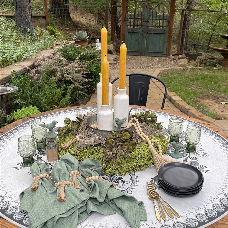 Brown Sugar Timber Trunk Taper Candle