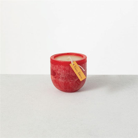 3.25" Cranberry Goblet Candle