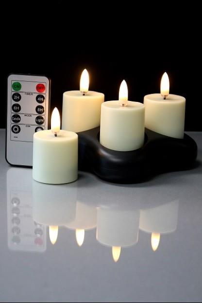 Radiance Votives with Remote ~ Rechargeable