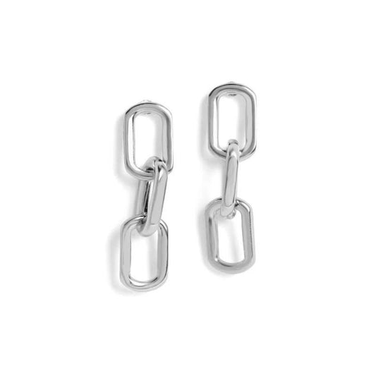 Silver Links Earrings