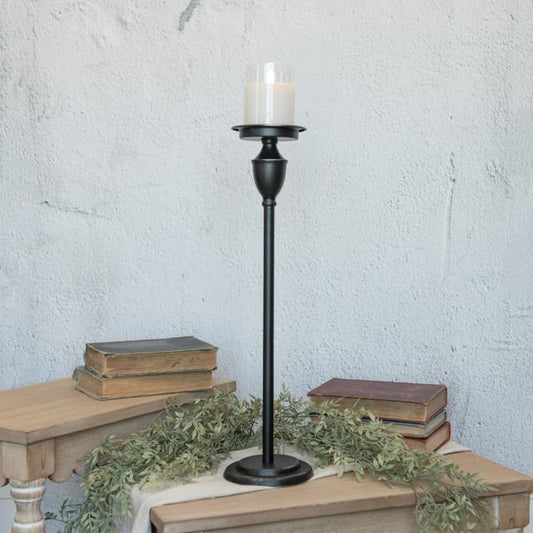 Classic Black Candlestick ~ 20 Inches