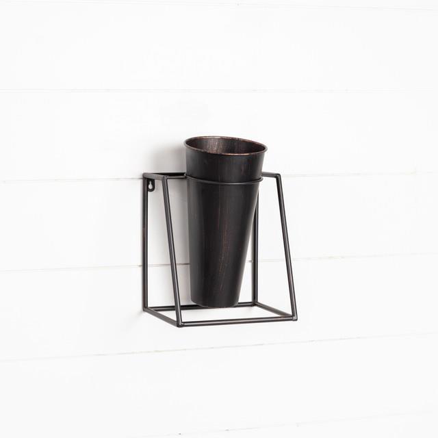 Black Single Bucket Stand