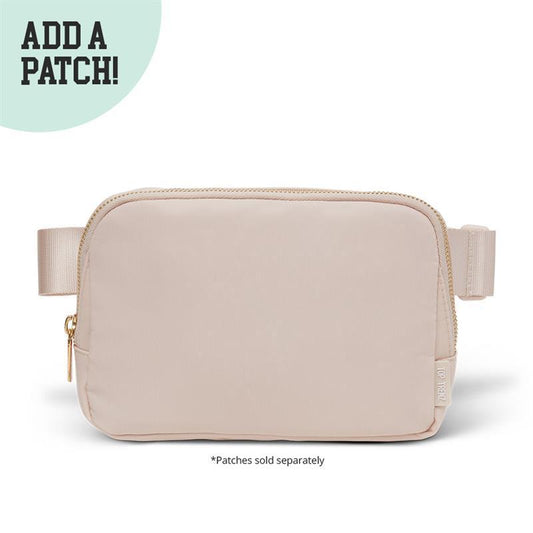 Beige Everyday Nylon Belt Bag