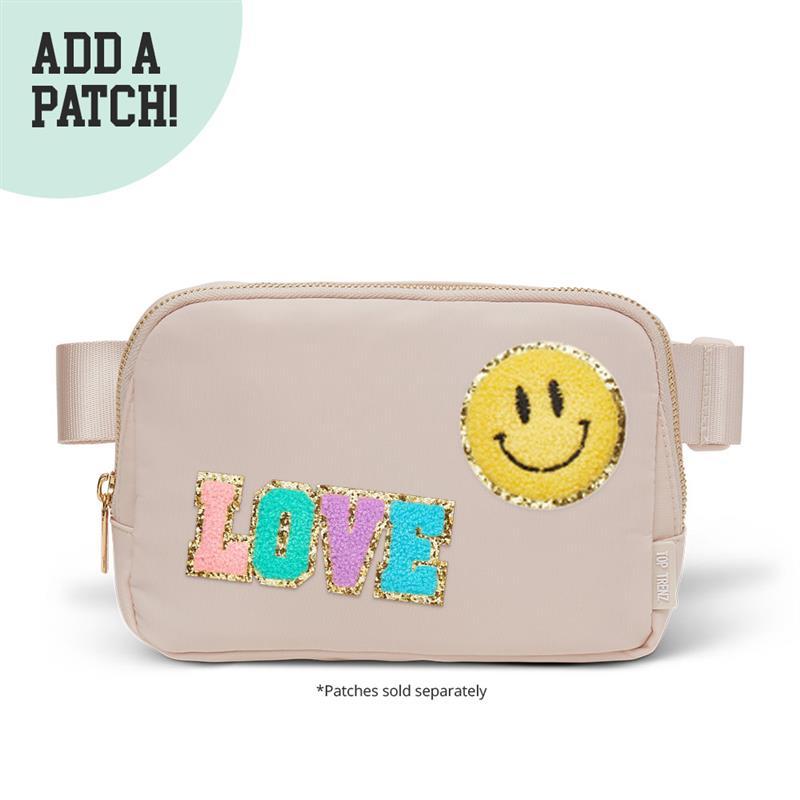 Beige Everyday Nylon Belt Bag