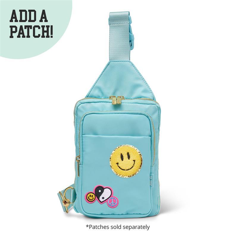 Blue Crossbody Nylon Sling