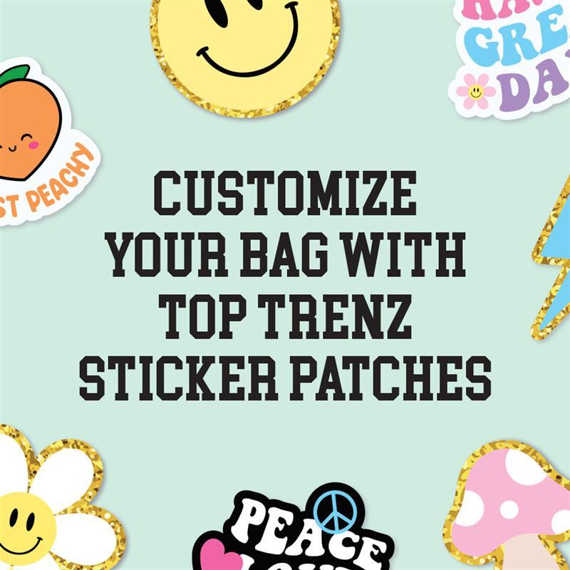 Chenille Sticker Patches ~ Mushroom