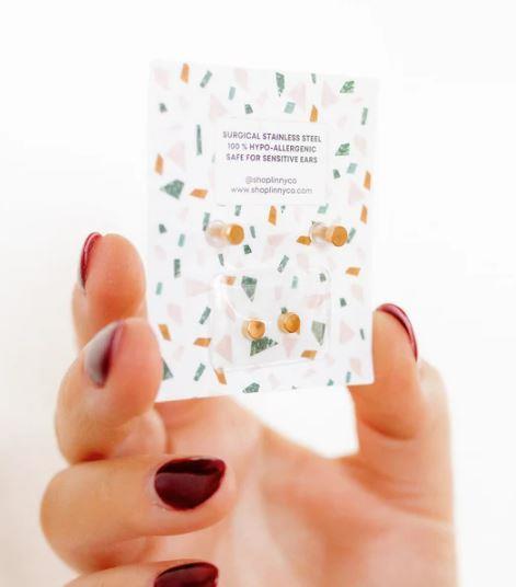 Evie Bow ~ Stud Earrings