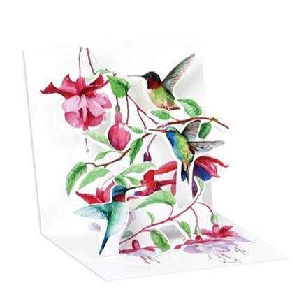 Mini Pop-Up Card ~ Hummingbird ~ All Occasion