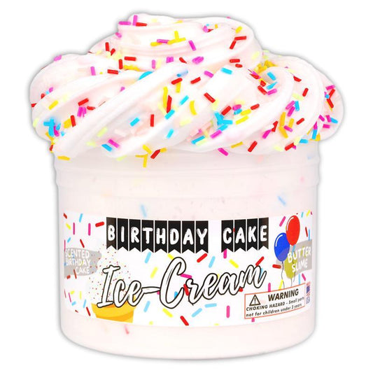 Birthday Cake Ice Cream ~ Dope Slime