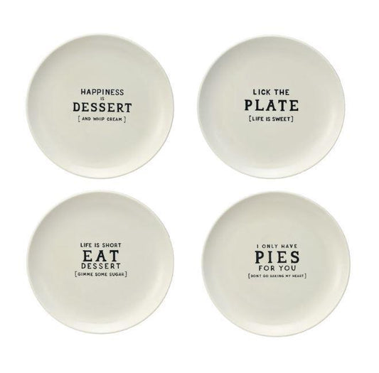 Stoneware Plate ~ Pies for You