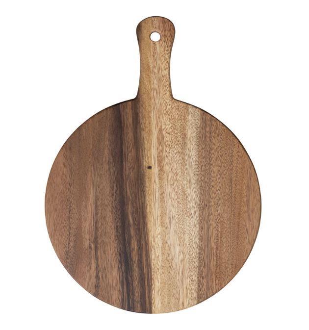 Suar Wood Cheese/Cutting Board with Handle