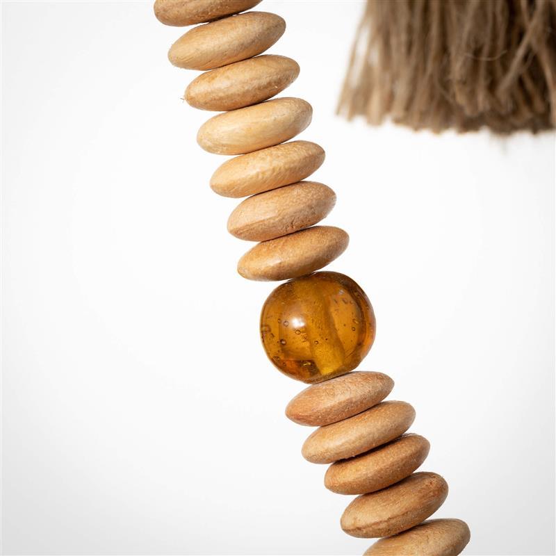 Beaded Garland with Amber Beads ~ Set of 2