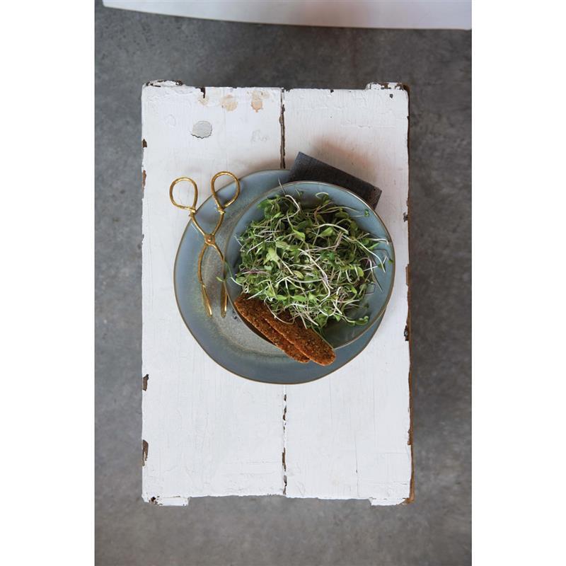 Brass Leaf Shaped Tongs